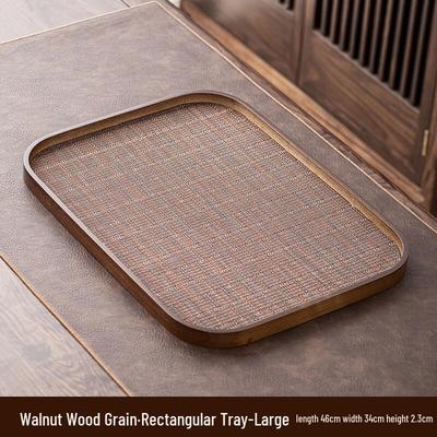 ZISIZ Large Rectangular Wooden Serving Tray