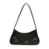 Women Hobo Handbag Faux Leather Bow Shoulder Bag Vintage Clutch Purse Underarm Bag for Street Work Party Date