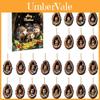 Weihnachts-Countdown-Adventskalender mit Acrylbaumloch-Tierdekorationen für Feiertagspartys und Geschenke