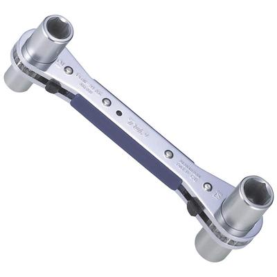 Ratchet 4 Aluminum Japan (P) Wrench, 10x12mm, 13x14mm, Sizes, Alloy, 20° Feed, PRW-4LAK, Tsubame-Sanjo,