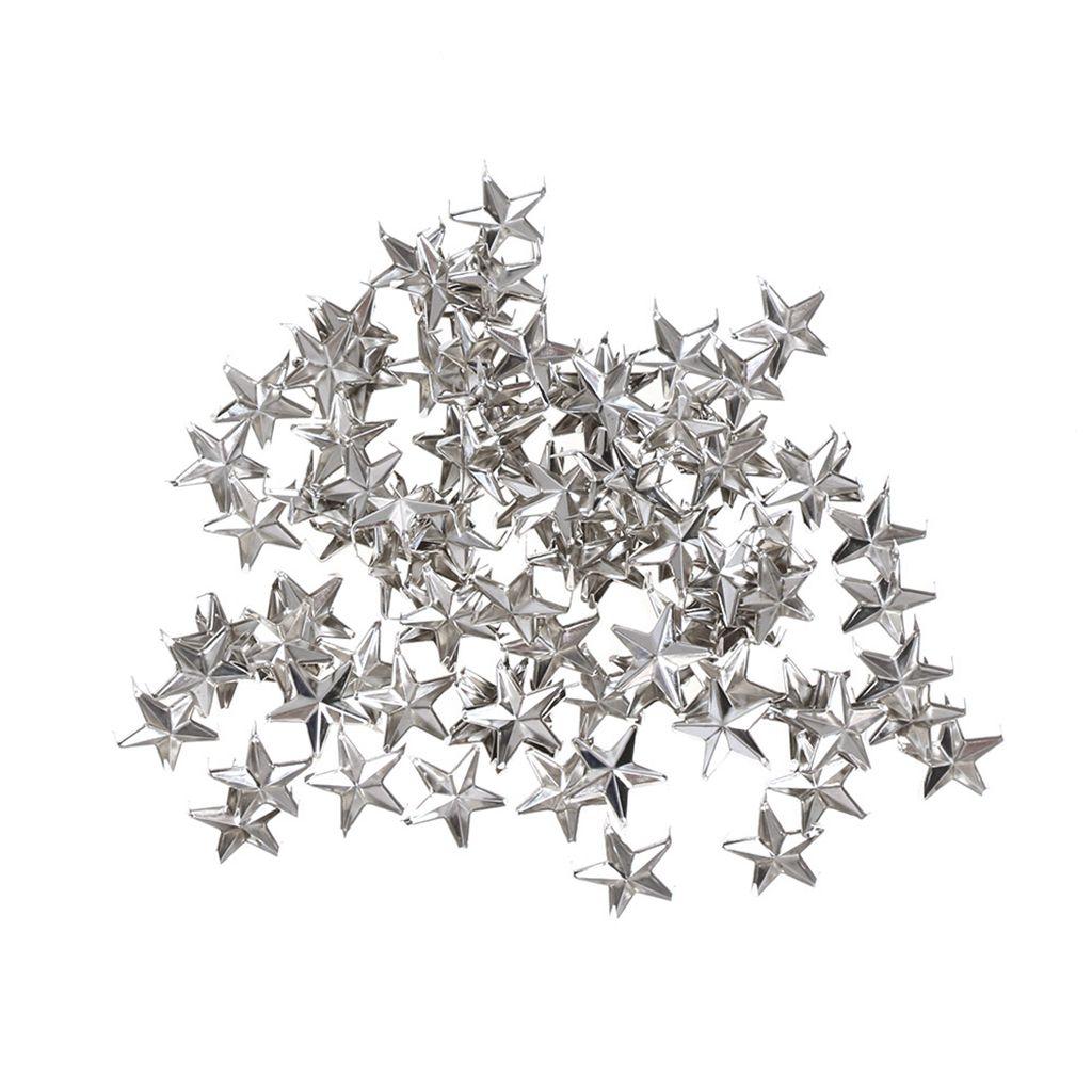 Metal Releasable Spikes Spots Nailhead Star Rivets Sewing Decor Garment Supplies DIY Studs