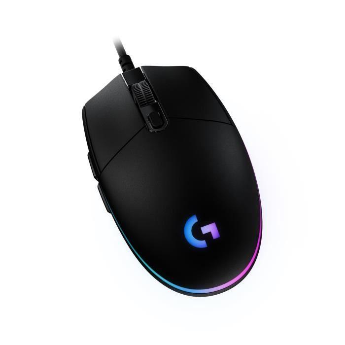 Souris Gamer - Filaire - Logitech G - G203 - Noir