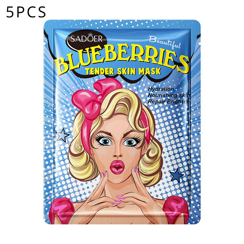 Sadoer Blueberry Rejuvenating Goddess Mask Hydrating Facial Mask