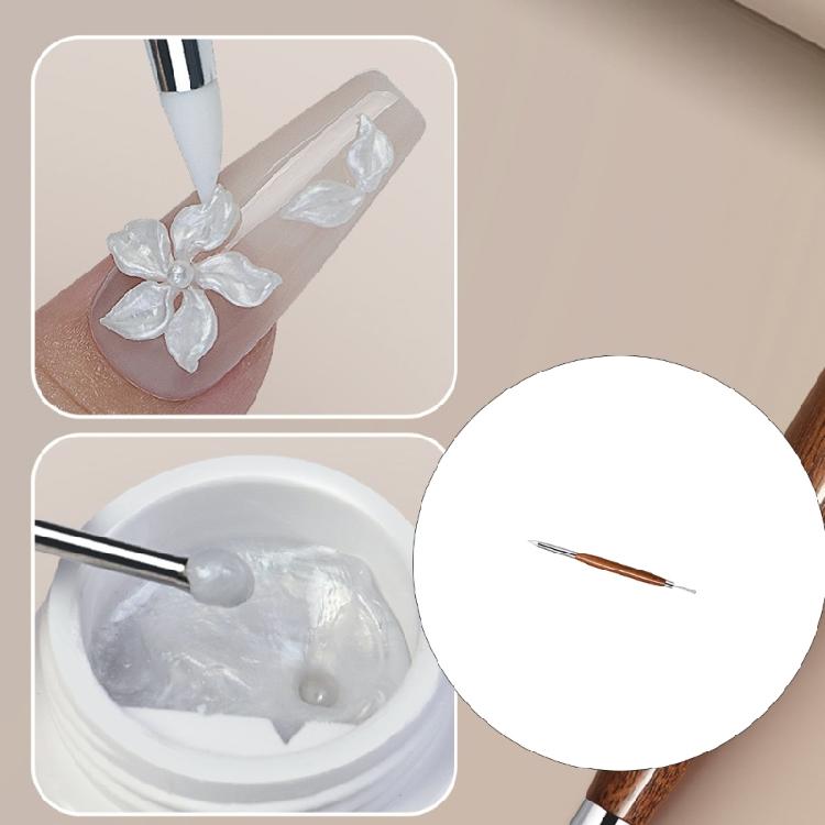 Precise Nail Art Brush Double Ended Tool Nail Art Pen For Fine Lines Sculpting And Decorative Pattern Painting Brush