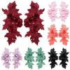 Heavy Lace Lace Applique Colorful Floral Embroidery Trim 3D Embroidered Patch  Clothing Sewing