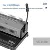 Deli 3874 Effort-Saving Comb Binding Machine CN plug (adapter included)