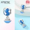 Charm Bead Components Plata Originales Earth Ship Airplane Bead Components Designed For Charm Bead Components Copper Metal Bracelet High Quality Fine