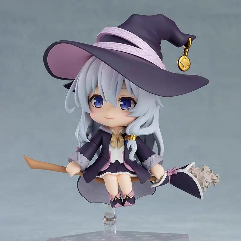 Q-version Elena from Witch's Journey figure, Nendoroid, cute anime girl, 2D model, ornament, gift.