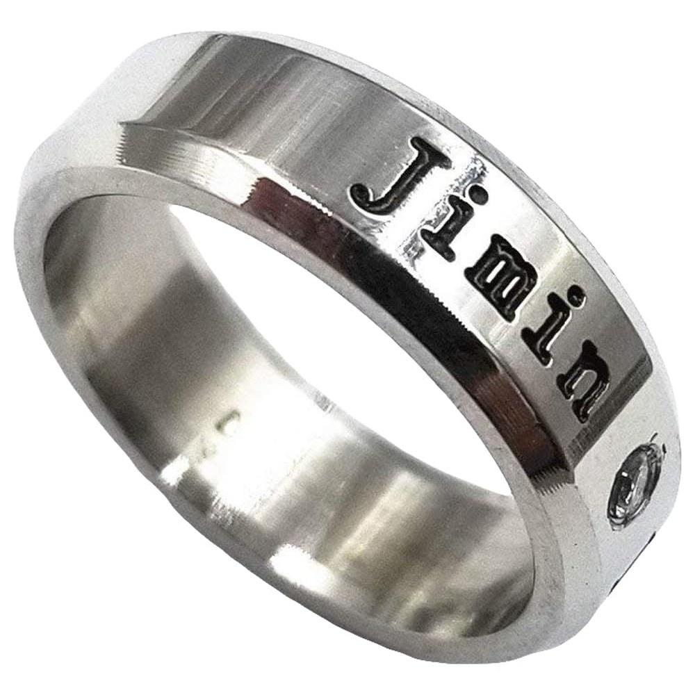 LIBERTY-M Birthday Engraved Ring Jimin Necklace Cord