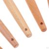 1 Set Silicone Cooking Kitchen Utensils with Wooden Handle for Camping Hiking Backpacking
