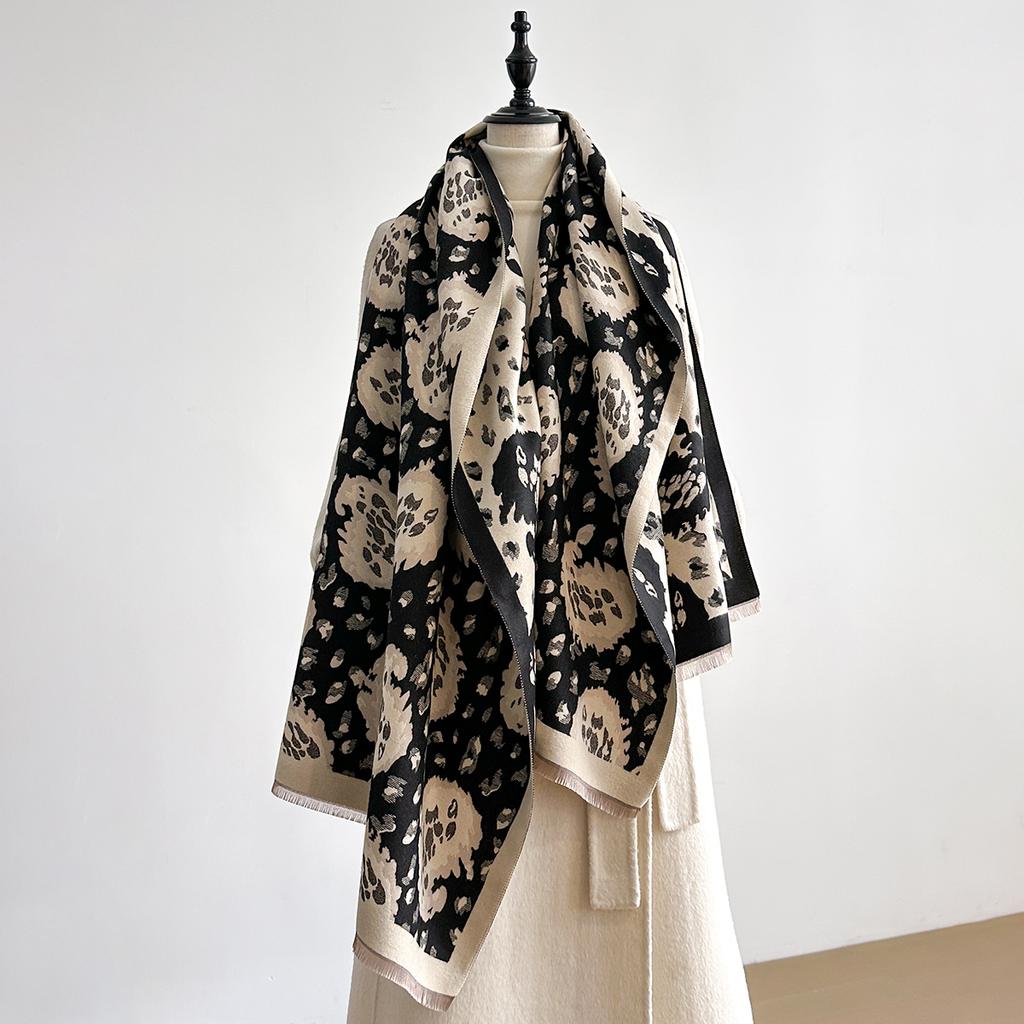 Luxury Cashmere Paisley Scarf Winter Women Pashmina Shawls Warm Blanket Wraps Female Foulard Bandana Brand Thick Scarves Hijab
