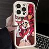 Phone Case for iPhone 17 Air 16E 15 16 Pro Max Hazbin Hotel Anime Cover 14 Plus 13 12 Mini Soft Shell Silicone Fundas