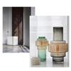 Gradient Color Ornaments Geometric Creative Vases Minimalist Home Decor Living Room Decoration Flower Arrangement Glass Vases