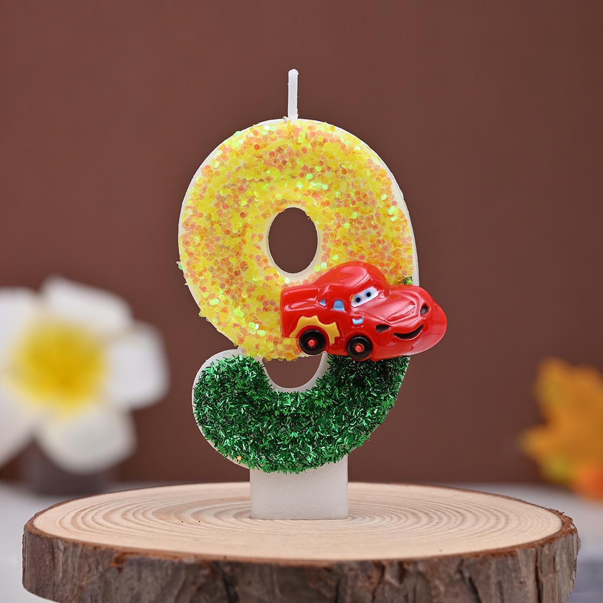 

Digital Birthday Number Candle Decoration 0-9 for Cakes and Parties