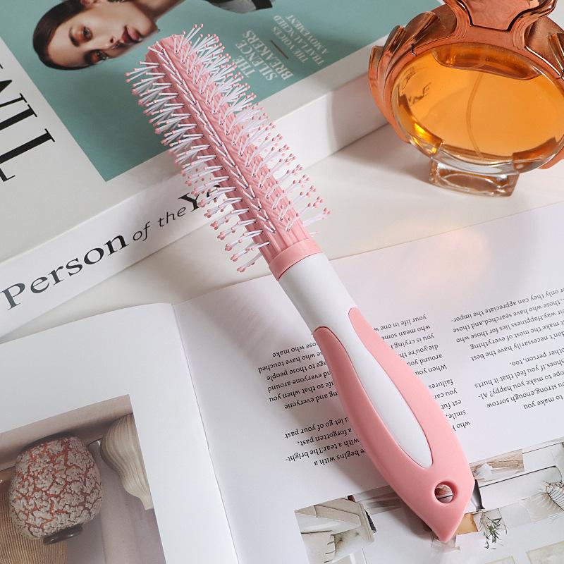 Elastic Air Cushion Paddle Comb: Ideal for Straight or Curly Hair Styling