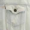 Levi's Big E Denim Jacket S White System Jeans Men's Used