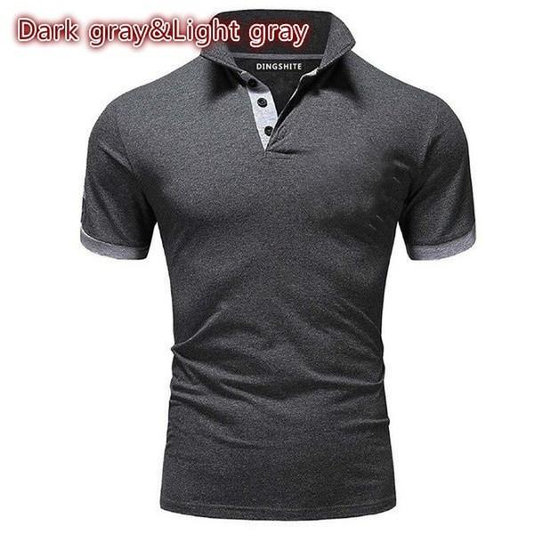 Męski T-shirt z Nadrukiem Personalizowany Slim Krótki Rękaw Koszulka Polo