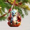 Colorful Acrylic Dragon Egg Holiday Decor For Car Interior Cute Cartoon Style Hanging