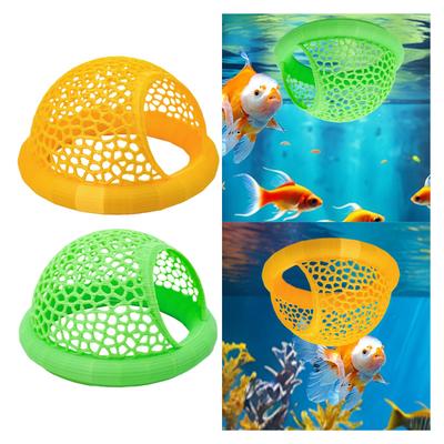 Floating Aquarium Hide Cave Feeder for Tank Accessory Small Tropical Fishes