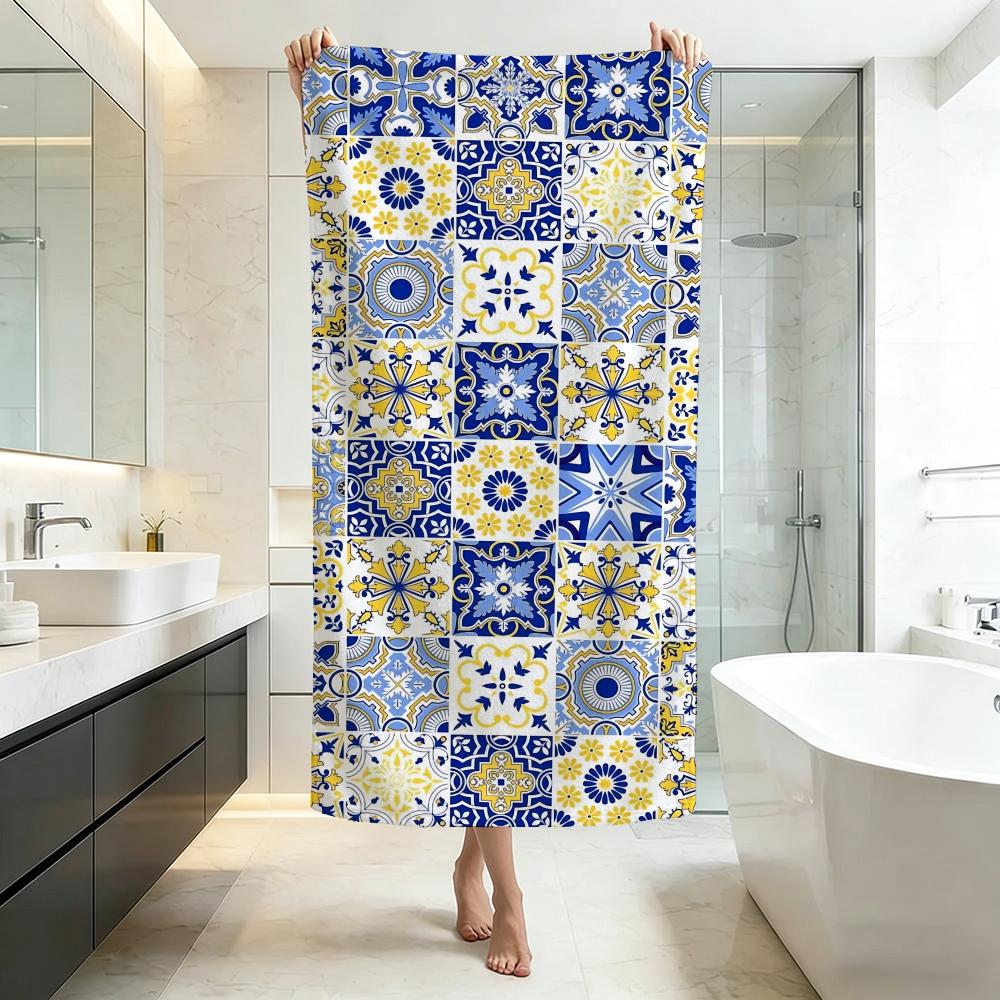 Moroccan Mosaic Towel Five-Star Hotel Quality Eco-Friendly Ultra Soft Thick Towels & Beach Towels