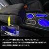 CHIBADO Console for Toyota Compatible with New Large Capacity Fast Blue Easy Custom Parts Box/Armrest Voxy/Noah (90 Series), Gasoline/Hybrid Vehicles,