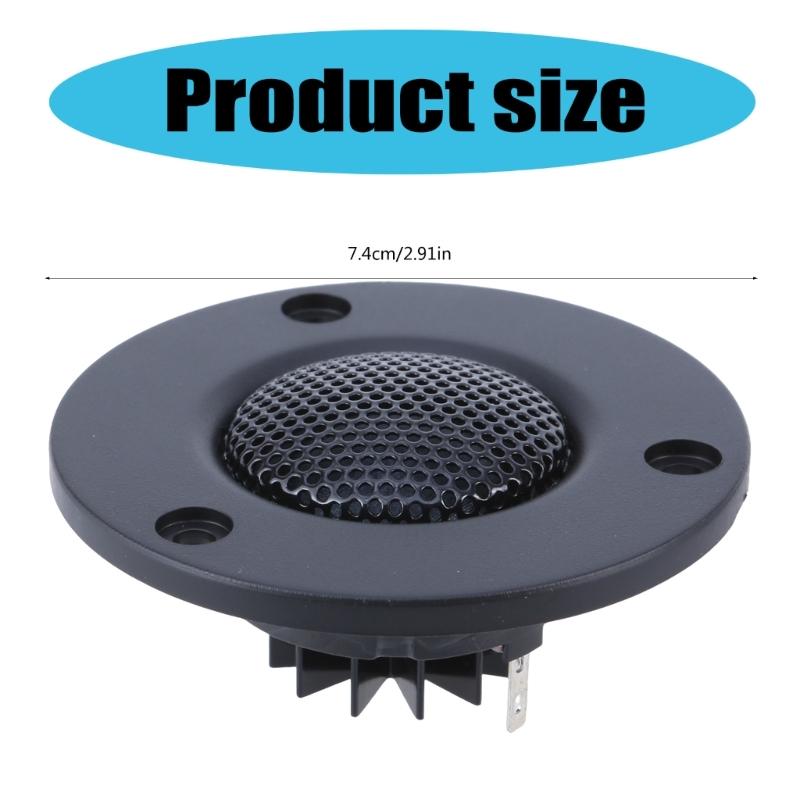 High Sensitivity Sound Tweeters Loudspeaker with Heat Dissipation 8Ohm 30W for Home Speakers Systems Enhancing Acoustics