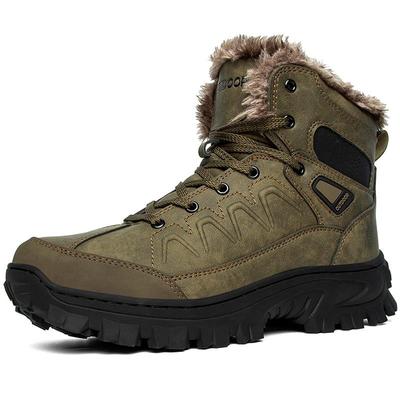 Wasserdichte Outdoor-Winter-Herrenstiefel im russischen Stil, Stiefeletten für Herren, Schneestiefel, Übergröße 40–48
