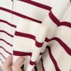 Fashion Zipper Cardigan Striped Sweaters Women Autumn Winter Casual Printed Knit Jackets Long Sleeve Simple Sweaters Slim Fit Clothing