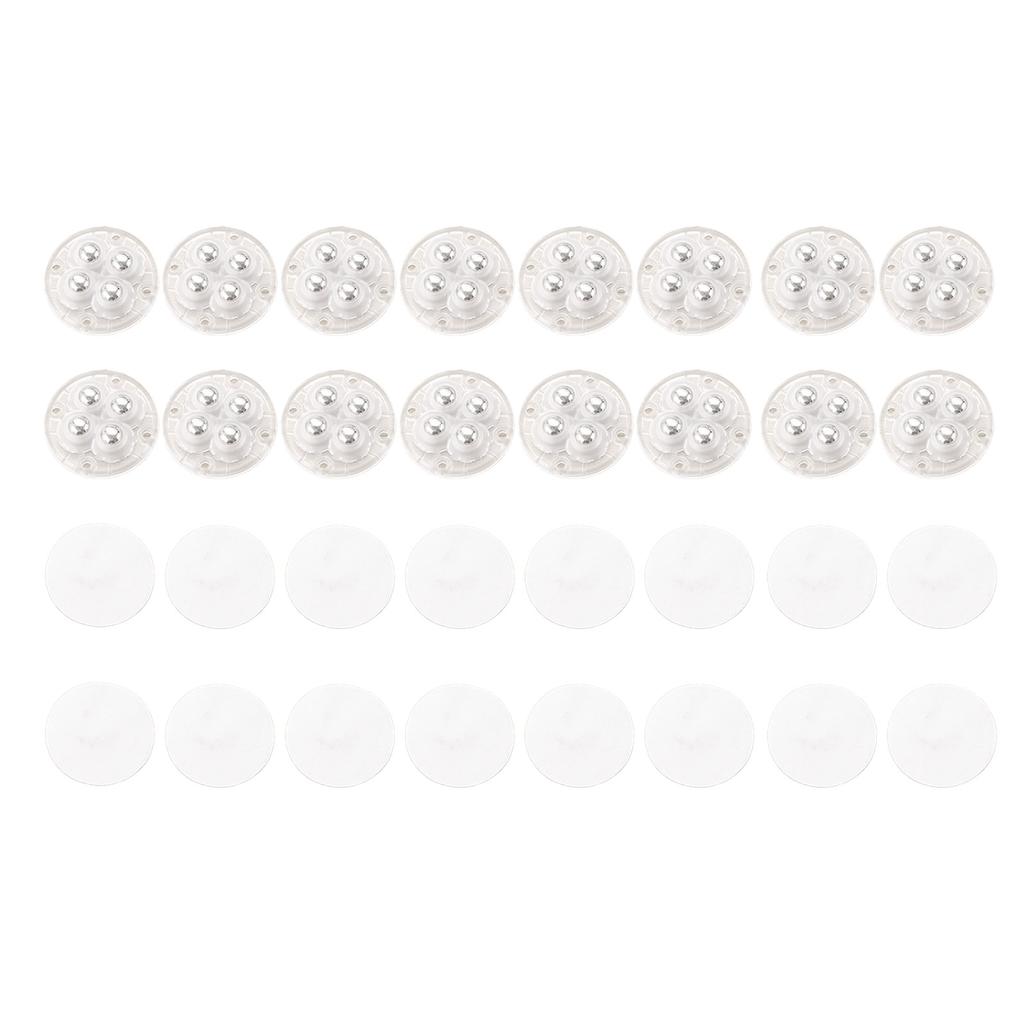 Convenient Adhesive Wheels Smooth Movement Easy to Install Adhesive Wheels Space Saving Wheels for Furniture & Storage