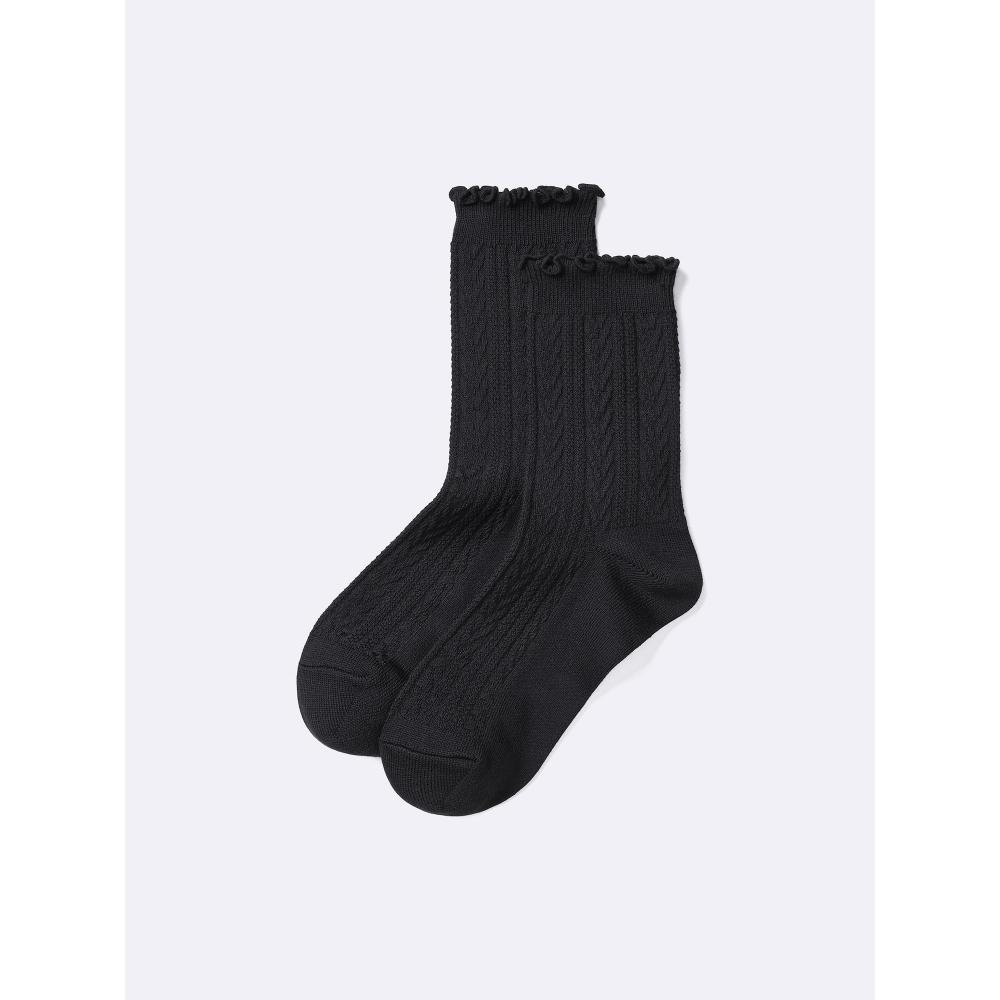 GU by Uniqlo Style Heat Crew Socks  Mellow 
