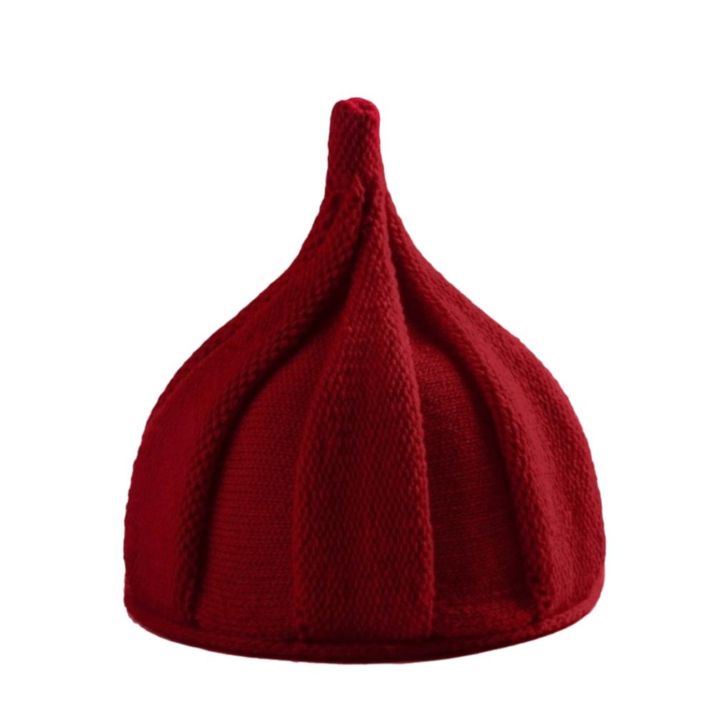 Korean Style Nipple Hat Twist Pullover Hat Simple Knitted Beanie Hat Women