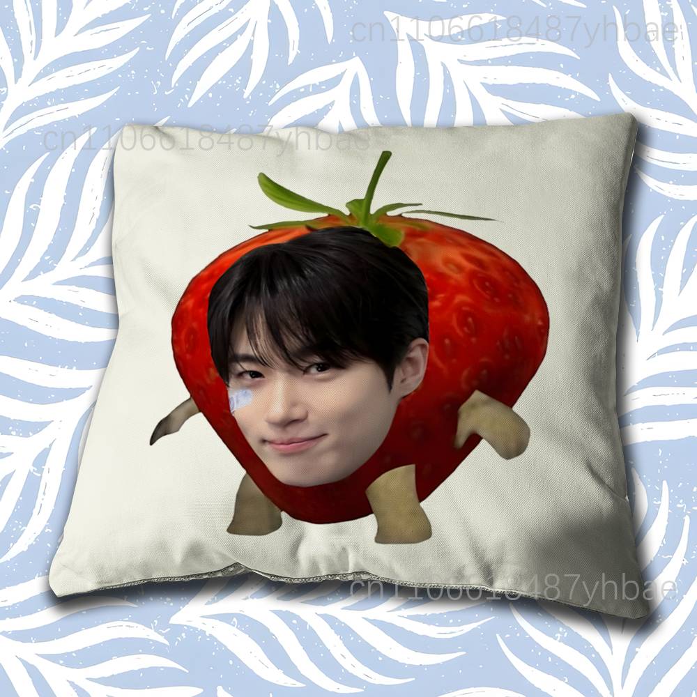 Corea BByeon Woo Seok Copricuscino Federa Cuscino Decorazione Federa Cuscino Stampata Custodia per Cuscino da Divano