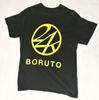 [USED] 24karats X BORUTO Collaboration T-Shirt Naruto Anime T-Shirt Black