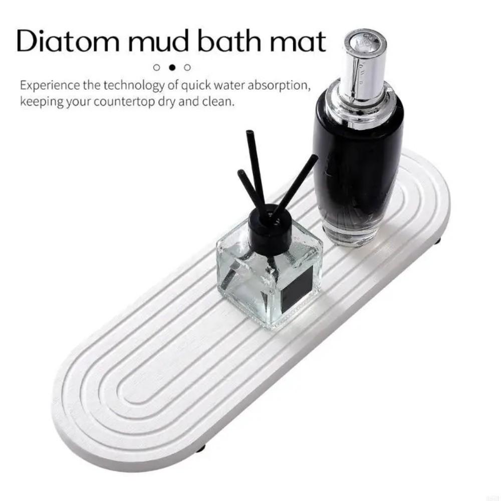 Molds Resistant Diatom Mud Sink Tray Diatomaceous Moisture Wicking Tray  Dish Drying