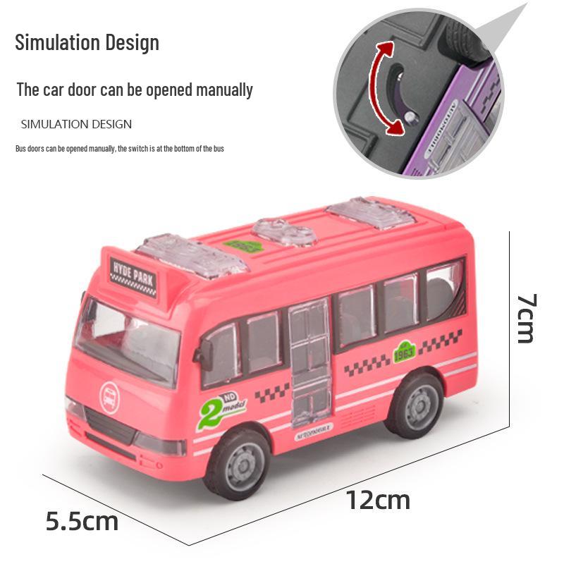 TikTok Influencer Children's Educational Boy Cars: Inertial Engineering Vehicle and Street Stall Toys