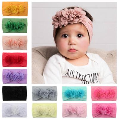 (Projector)Girls Baby Toddler  Solid Headband Hair Band Flower Accessories Headwear