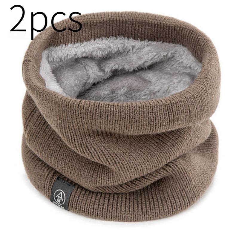 

Korean Style Versatile Neck Cover for Students, Outdoor Casual Cycling Scarf, Winter Thick Warm Neck Gaiter for Men and Women хаки