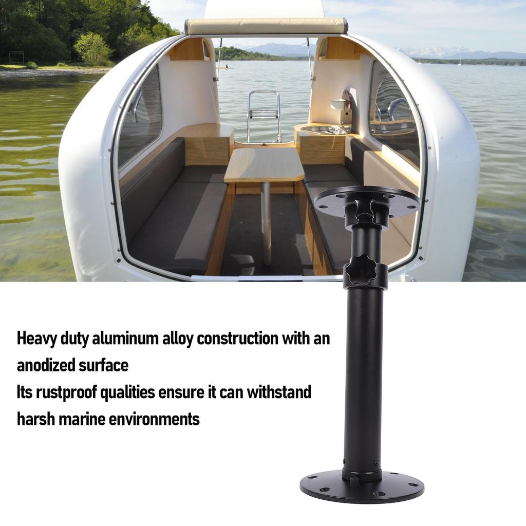 Denash RV Table Legs to Aluminum Alloy Folding Legs for RV Adjustable Folding Telescopic Campervan Table Base Mount Pedestal Dinette Leg Poles for RV