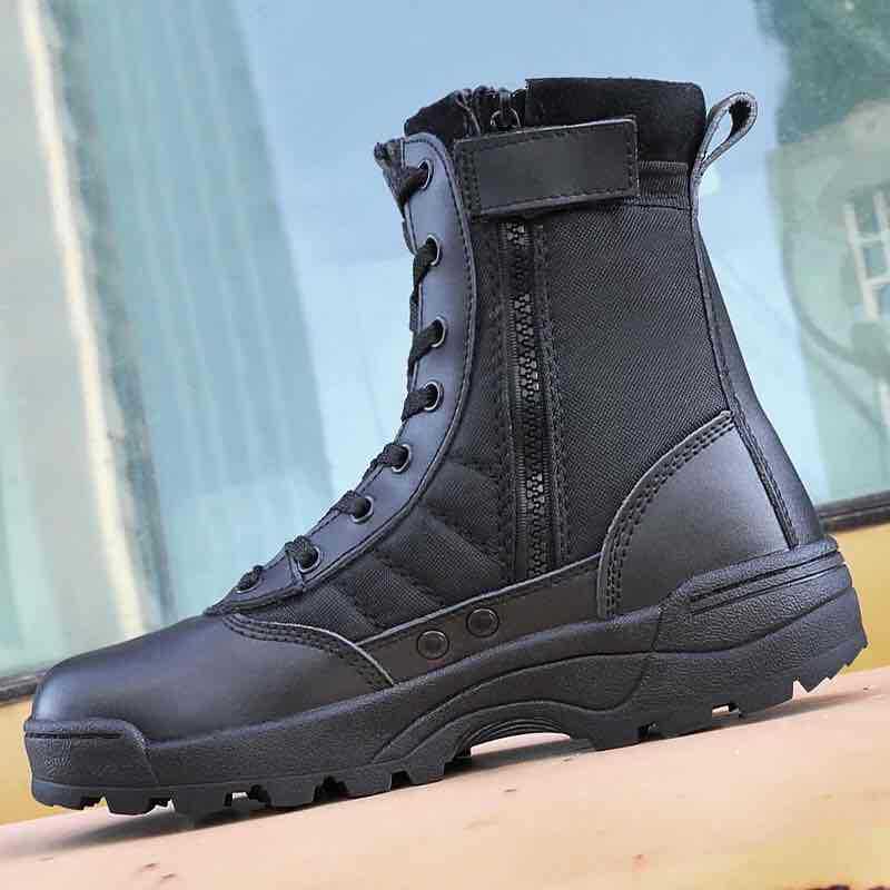 Casual Hombres de alta calidad marca militar botas de cuero Fuerza especial  táctica desierto combate hombres botas al aire libre zapatos botines botas  de tobillo comprar a buen precio — entrega gratuita,