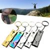 Outdoor Survival Dual Whistle, High Decibel Portable Emergency Camping Tool, Pendant Keychain Multifunctional Whistle