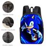 Ghiozdan Sonic Waterproof Backpack 29x44x13cm Blue Large Capacity School Bag Laptop Backpack