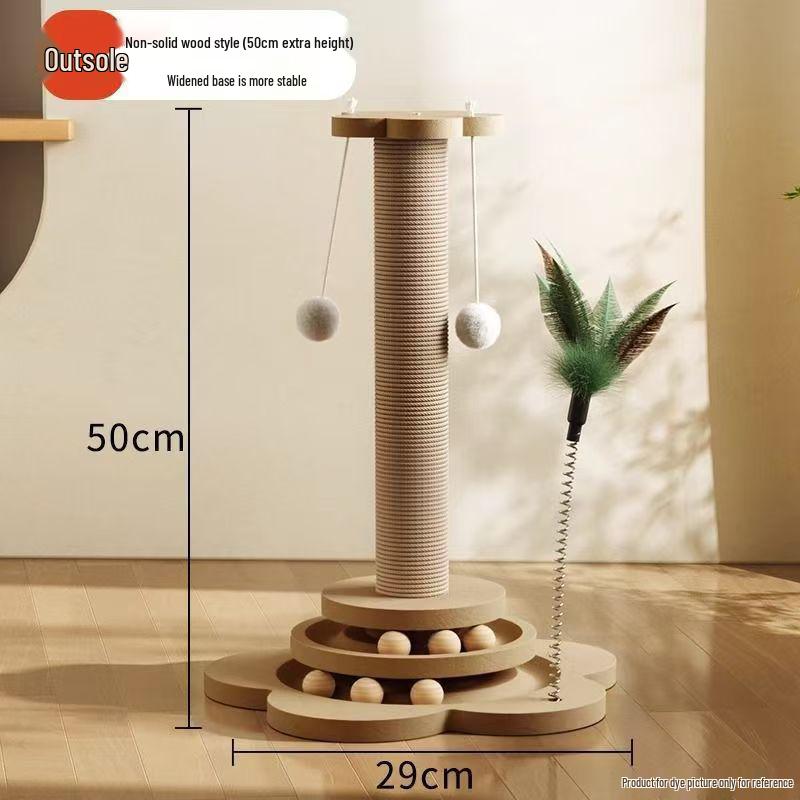 Cat Tree & Bed with Scratching Post and Sisal