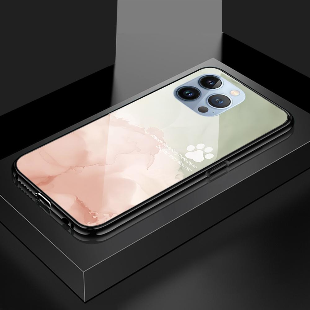Pouzdro na telefon z tvrzeného skla pro Huawei P30Lite Honor 90Lite 9X X6A X9B Infinix Hot40 Note30 Tecno Spark20 Moto G15 G22 Měkký okraj Nárazuvzdorný Hladký kryt