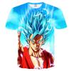 Exquisite 3d Print Dragon Ball Z Vegeta Goku Super Saiyan Casual Tee Anime Shirts