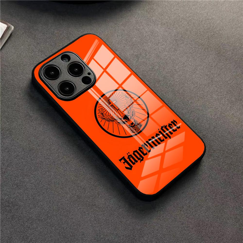 Custodia per Telefono Classica J-Jager-Meister Per 17 Pro Max IPhone 16 Pro 14 12 11 13 Mini X XR XS 15 Plus SE Copertura in Vetro