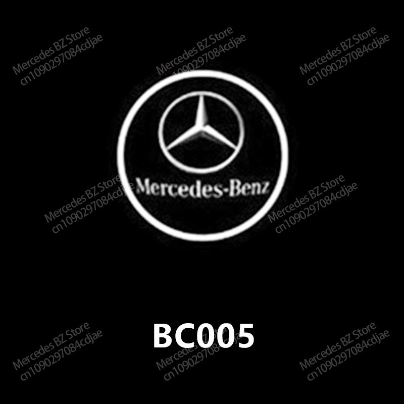 2Pc LED Car Door Welcome Light Logo Laser Projector Lamp For Mercedes Benz E C Class W205 W212 ML AMG W177 W247 W176 GLA GLC GLE