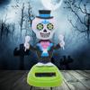 Solar Powered Dancing Figures Bobble Head Figures Doll Toy Bobblehead Skeleton Shaking Spooky For Office Desk Party Favors