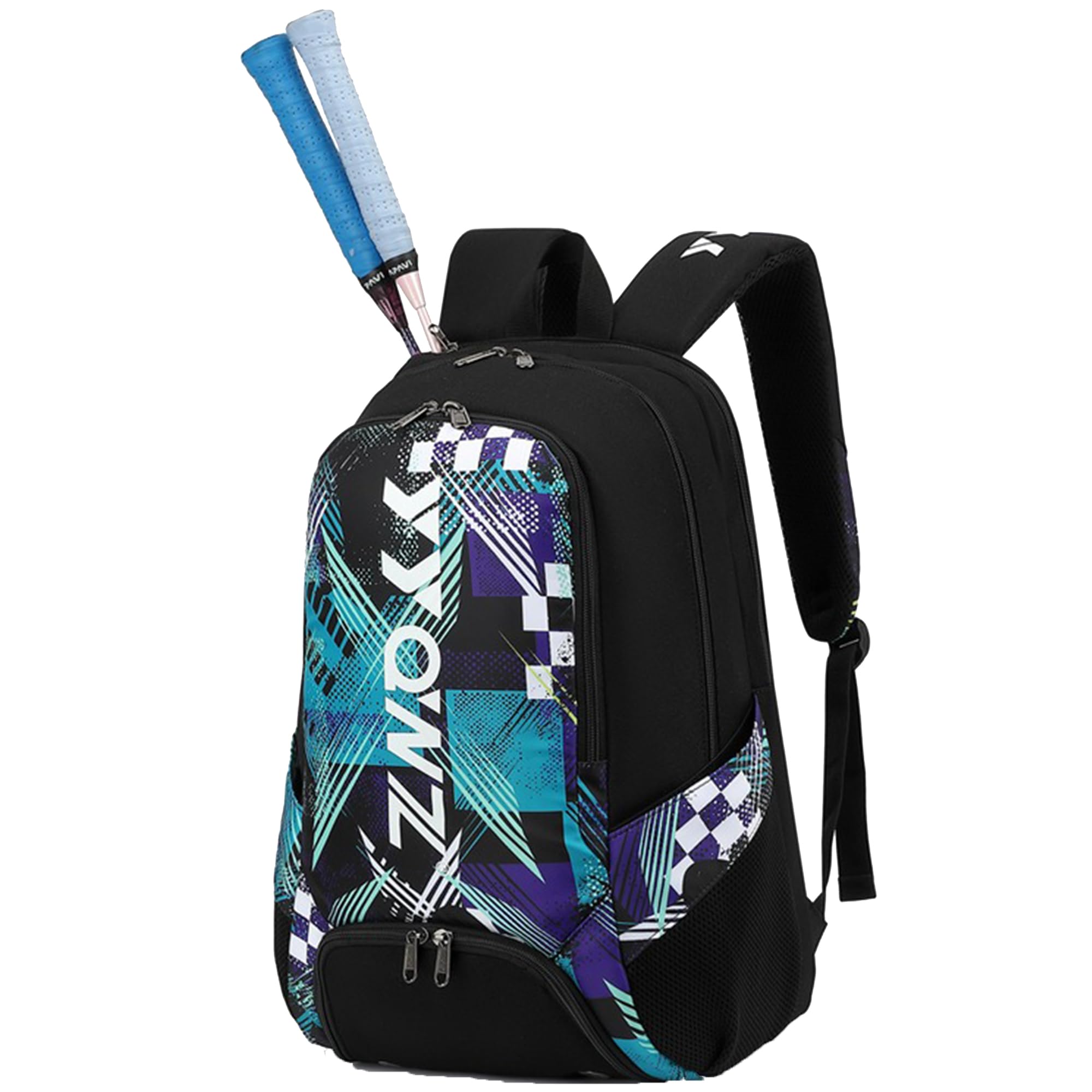 

FMAFNLY Badminton Racket Backpack Sports Bag for Badminton Shoe Travel Easy to Blue Bag, Case, 2/3 Rackets, Storage, Bag, Multifunctional, Waterproof, синій