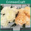Silk Peony Oversized Flowers With Artificial Blooms For Wedding Decorations
