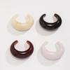 Exaggerated Wind Irregular Translucent Wide-Sided Bracelet, Personalized Color Acrylic Geometric Bracelet
